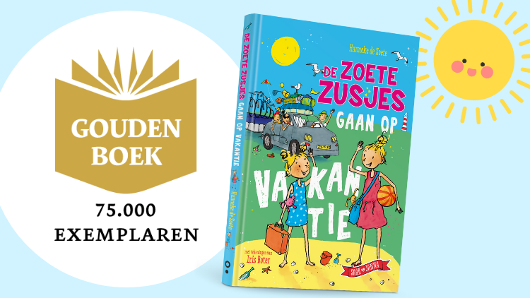 Gouden Boek voor De Zoete Zusjes gaan op vakantie! - De Zoete Zusjes